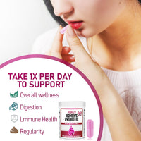 Probiotics for Women - PH Balance, Digestive, UT, & Feminine Health - 100 Billion CFU -10 Unique Strains for Women - Organic Prebiotics, Cranberry Extract+ - Womens Probiotic - 60 Capsules