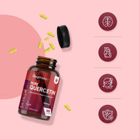 WeightWorld Quercetin Supplement 1000mg - 180 Quercetin Capsules - 3 Months Supply - Sourced from Sophora Japonica - 2 Capsules per Day - Non-GMO & Magnesium Stearate-Free - Vegan-Friendly Flavonoids Supplements
