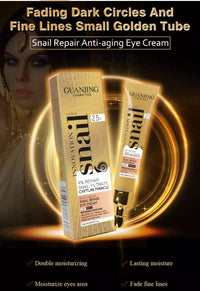 Snail Eye Cream Snail Wrinkle Remover Anti Puffiness Moisturizing Snail Intense Repairing Eye Cream