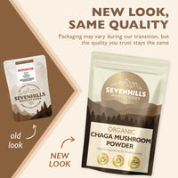 Sevenhills Wholefoods Organic Chaga Mushroom Powder 200g