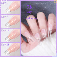 Saviland 100g Clear Builder Nail Gel - 3.5oz Large Capacity Builder Hard Gel For Nails, Builder Gels In a Bottle Nail Extension Gel Builder For Nails Strengthen Diy The Gel Bottle Nail Art Manicure