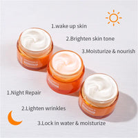 Cappuvini Vitamin C Face Cream Set, Brightening & Anti Aging Facial Moisturizer for Face & Neck, Hydrating & Brightening Vitamin C Cream for Dark Spots Skin (Day Cream)