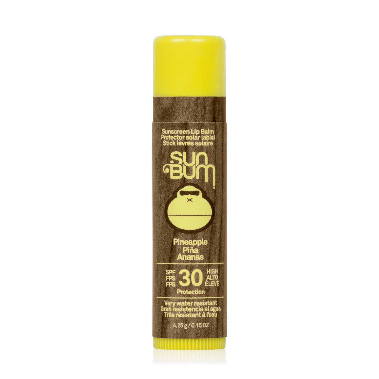 SUN BUM Sun Bum SPF 30 Pineapple Sunscreen Lip Balm, Vegan and Cruelty Free Broad Spectrum UVA/UVB Lip Care, Made with Aloe and Vitamin E for Moisturised Lips, 4.25g