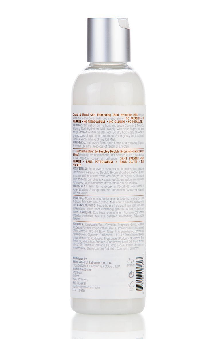 Design Essentials | Coconut & Monoi | Curl Hydration Milk - 8oz