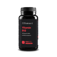 Zenement Vitamin B12 High Strength – 1000mcg VIT B12 as Active Methylcobalamin – 450 Vegan Tablets (14+ Months Supply) – Tiredness and Fatigue Supplement – Immunity Support