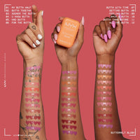 NYX PROFESSIONAL MAKEUP NYX Professional Makeup Buttermelt Powder Blush, Up To 12H Wear, Seamless Blending, Fade and Transfer Resistant, With Shea and Mango Butter, Vegan Formula, Shade: Sooner The Butta
