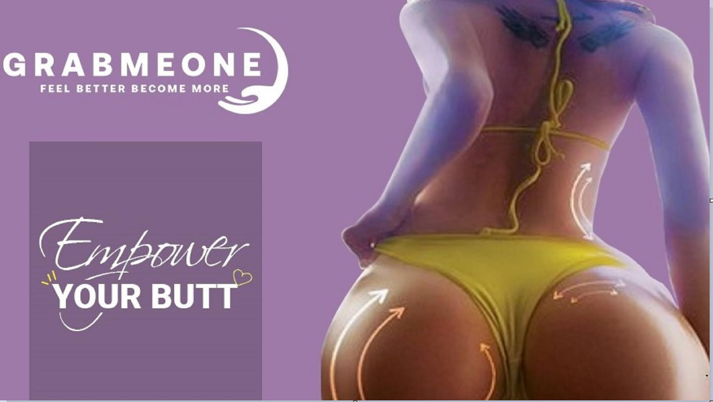 GRABMEONE Bum and Hip Enlargement Supplement - Natural Enhancer Supports Bigger, Toned, and Firm Bum - Bum & Hip Enhancement (120 Capsules)