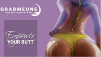 GRABMEONE Bum and Hip Enlargement Supplement - Natural Enhancer Supports Bigger, Toned, and Firm Bum - Bum & Hip Enhancement (120 Capsules)