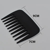AIRERA 2 Pieces Professional Pompadour Streaker Afro Hair Combs, Mens Slickback Styling Comb, Wide Tooth Wet Pick Hair Beard Comb, Anti-Static Heat Resistant Hairdressing Shower Comb for Men Salon (A)
