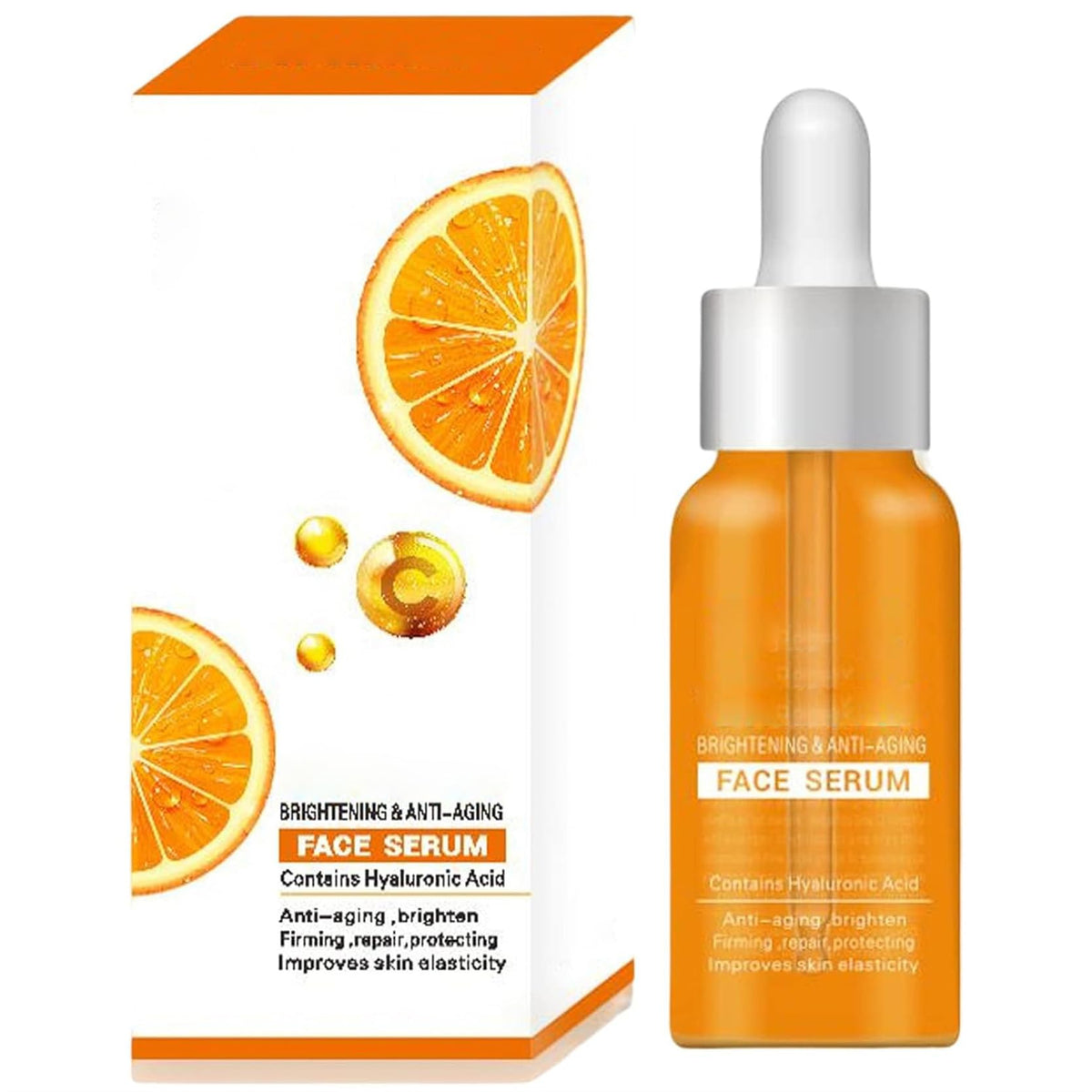 Cappuvini Vitamin C Face Serum, Brightening & Anti-aging Facial Serum for Face with Hyaluronic Acid for Face Even Skin Tone, Lines & Wrinkles (1)