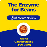 Enzymedica, BeanAssist, Digestive Support, 30 Capsules, Vegan, Gluten-Free, Soy-Free