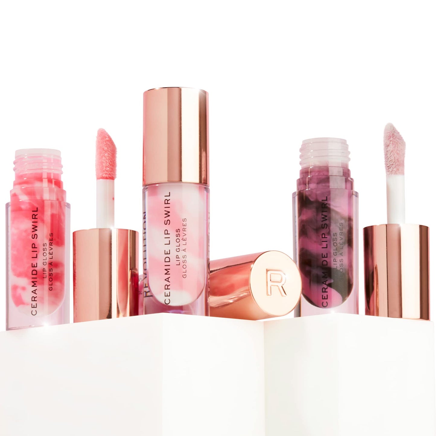 Makeup Revolution, Lip Swirl Ceramide Gloss, Lipgloss, Cherry Mauve, 4.5ml