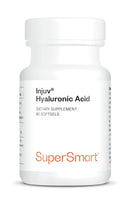 SUPERSMART Injuv® Hyaluronic Acid – Anti-Ageing & Anti-Wrinkle – Helps Smooth Fine Lines, Mask Skin Irregularities & Hydrate Joints – 100% Natural – Patented – SuperSmart