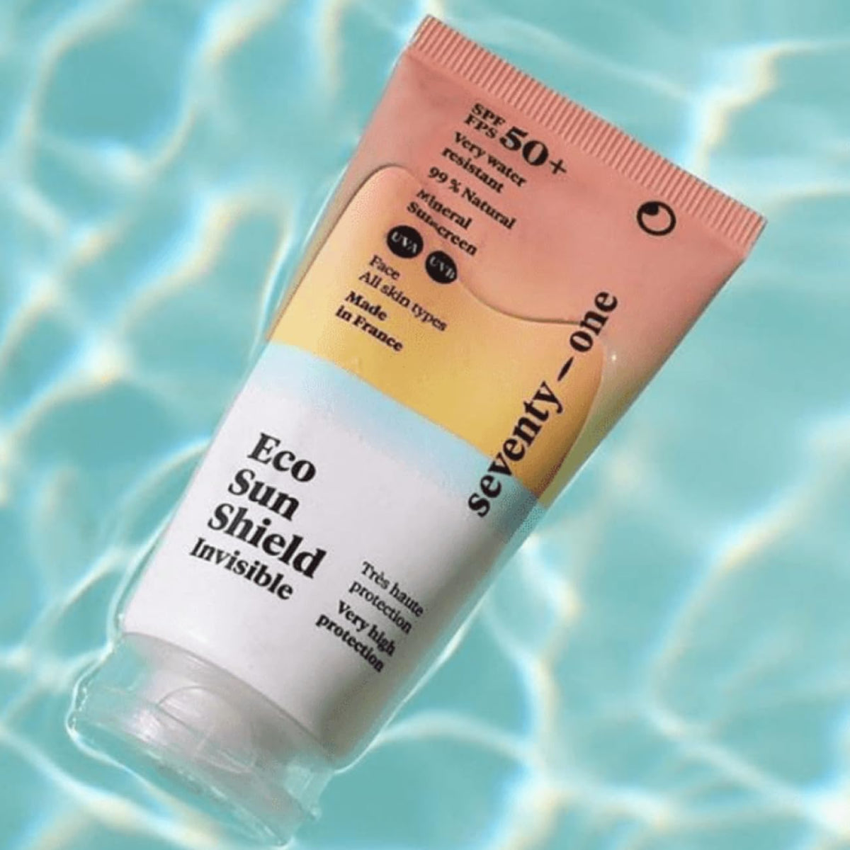 seventyone PERCENT SeventyOne Percent | Dry Sun Oil SPF 30 | Dry Sun Oil : Face - Body - Hair | High Vegan Sun Protection | Skin Satin appearance | UVA 16 | 80% Natural - Made in France | 100 ml