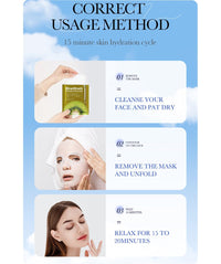 5Pcs Face Mask Facts Kiwi fruit | Brightens + Nourishes + Moisturizers | Vegan Mild Skin Deep Hydration Whitening and Antioxidant Sheet with Collagen and Natural Extracts for Radiant