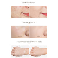 EONFAVE CC Cream with SPF 15 - CC Cream Foundation Colour Correcting Cream, Anti-Redness and Colour Correcting - Lightweight Hydrating Formula - Full Coverage Face Concealer Makeup CC Cream