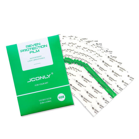 rayyl Jconly Second Skin Tattoo, 10 Sheets Tattoo Aftercare Waterproof Bandage (15cm x 10cm) 0.02MM Matte Protection Film for Skin Recovery