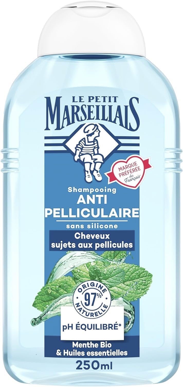 Le Petit Marseillais 2-in-1 Shampoo Anti-Dandruff Mint Organic and Essential Oils 250ml