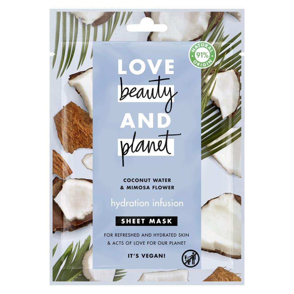Love Beauty And Planet Love Beauty & Planet Blue, Coconut & Mimosa Blossom Face Mask