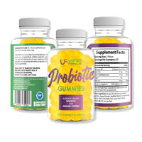 UF Unified Formulas Probiotic Gummies, Supports Helthy Digestive and Immune System, 60 Gummies