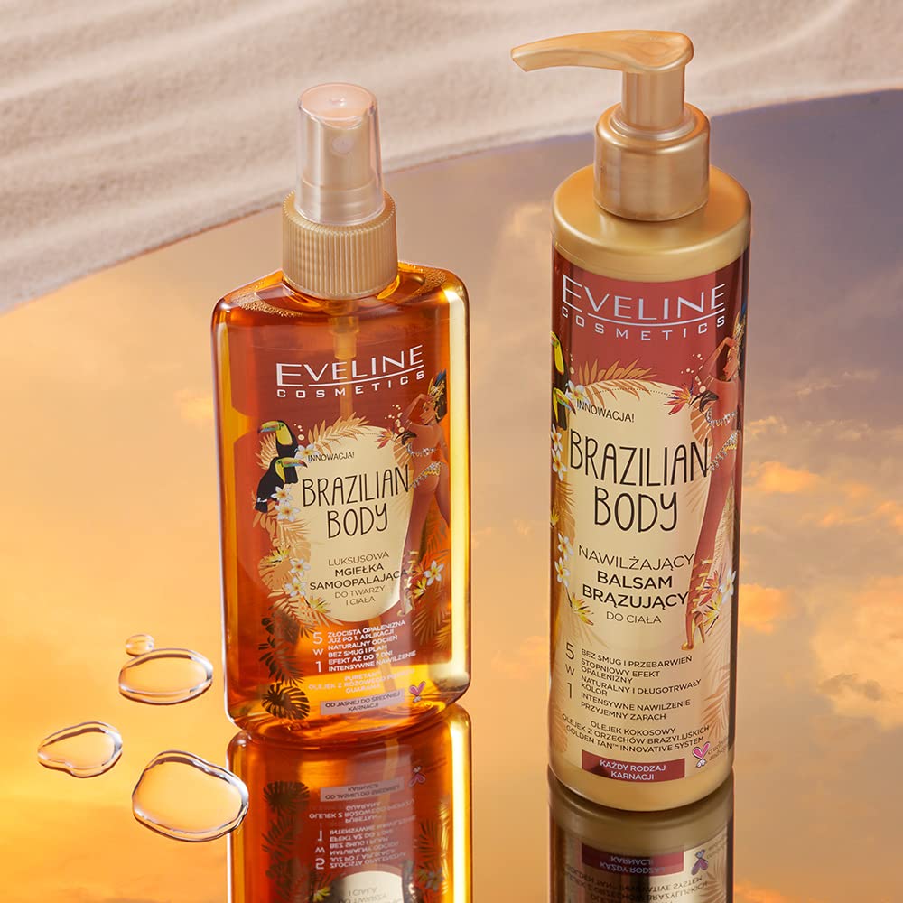 Eveline Cosmetics, Brasilian Body Bronzing Lotion 200 ml, Pack of 1