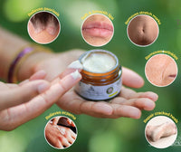 TATSAT - WELLNESS THROUGH AYURVEDA Shata Dhauta Ghrita 100 Times Washed Ghee Anti Aging Nourishing Cream Removes Stretch Marks - 30gms (Rose)