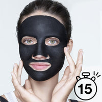 Garnier Pure Charcoal and Algae Sheet Mask, Purifying and Hydrating Face Mask With Hyaluronic Acid, LHA & Black Algae, Tightens Enlarged Pores & Purifies Skin, Vegan Tissue Mask, 28g