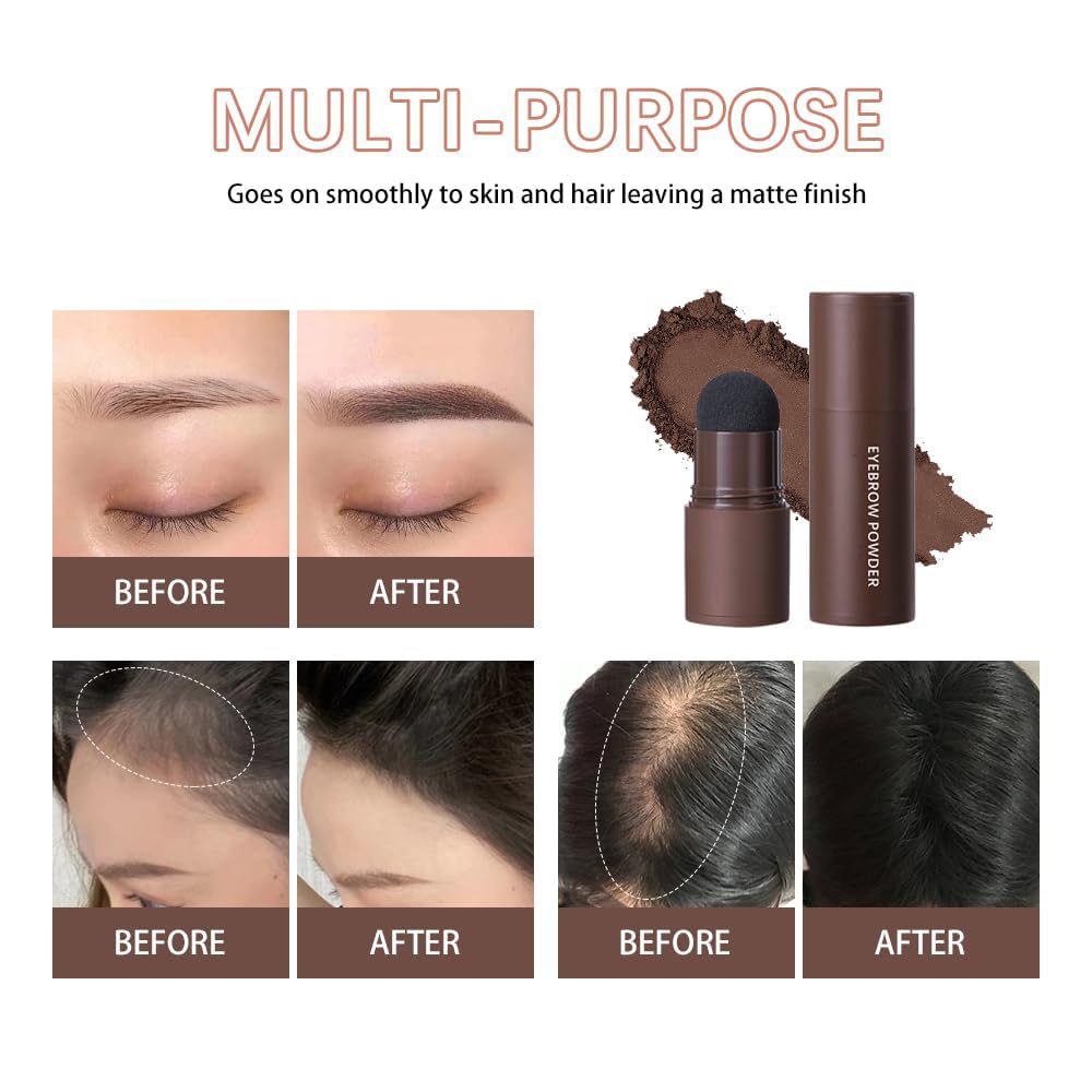 GL-Turelifes Eyebrow Stencil Set, Eyebrow Stamp Powder Kit with 12 Eyebrow Shape Brow Stencils, 2 Elastic Cord &2 Brow Brush, Eye Brow Stamp Kit Long Lasting Natural Look (#1 Blonde)