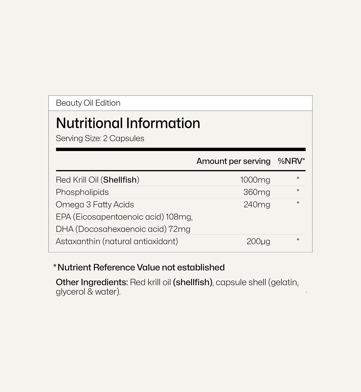 EQUI LONDON Equi - Beauty Oil Edition | Multivitamin Softgels Capsules | Omega 3, Krill Oil, Astaxanthin & Choline | Hydrating & Anti-Inflammatory Supplements for Skin, Vision & Cardiovascular Support