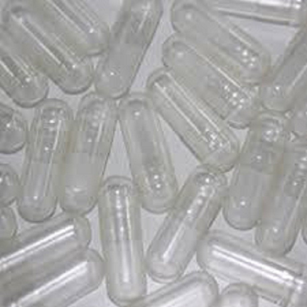 gelatincapsuk 100 Empty Clear Gelatin Gelatine Hard Capsules Size 000 self Fill Gel caps