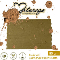 Natureza Organic Bentonite Clay soap Deep Cleansing Mineral Soap Anti bacterial scrub bar 90g