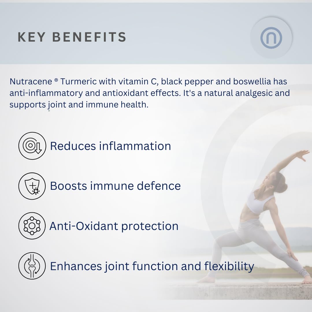 NUTRACENE Nutracene Turmeric 1,000mg with Black Pepper | Boswellia |