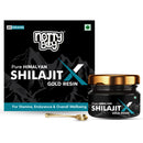 NOTTY BOY Pure Himalayan Shilajit X Gold Resin 20g – 24K Gold, 80+ Trace Minerals, High Fulvic Acid, 100% Ayurvedic, 80 Servings