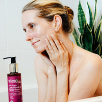 Urban Veda Reviving Anti Aging Face Wash | For Mature, Tired & Wrinkled Skin | Contains Organic Rose water & Jasmine oil | Rose Flower Oil and Arjuna Extract | Simple Face Wash Women and Men |150ml