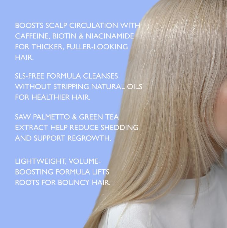Silken Sass DHT Blocker Shampoo for Women – Root Revival Hair Growth Cleanser with Redensyl® & Saw Palmetto – Botanical Formula for Thinning Hair, Breakage & Menopause Hair Care