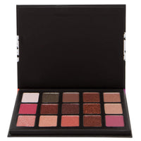 Technic the Main Edition Cranberry Crush Eyeshadow Palette with 15 Colours Fits Easily in Handbag