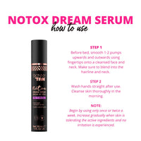 Skinny Tan Notox Retinol Dream Serum -Overnight Gradual Fake Tan Serum, Face Fake Tan with Anti-Ageing Retinol Serum for Natural Glow, Vegan & Cruelty-Free Skincare - 50ml
