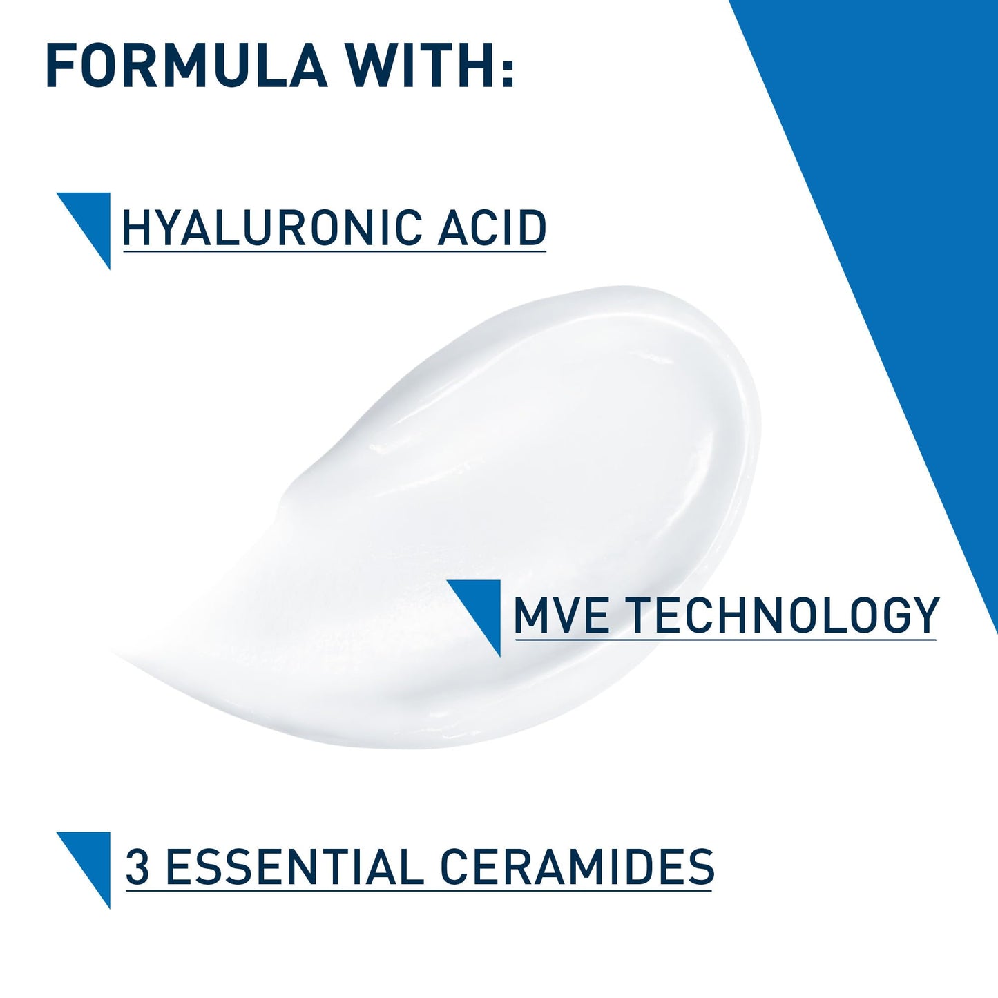 CeraVe Moisturising Cream, Face & Body, With 3 essential ceramides & hyaluronic acid, For dry to very dry skin, 542 g/19 oz