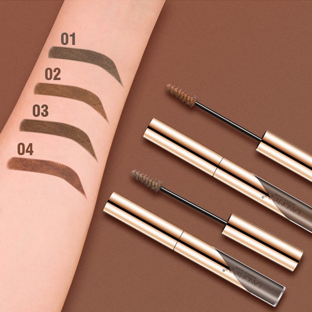 ZDHSOY Eyebrow Gel, Eyebrow Dye/Eyebrow Tint/Semi-Permanent Eyebrow Gel Tattoo Brow Waterproof Sweat-proof,Fast Drying,Brow Gel (Light Grey)