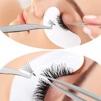QUEWEL Premade Fan Volume Lash Extensions 4D 0.10D 11mm Russian Pre Made Fan Lashes | 3D 4D 5D 6D 0.07/0.10 C/D Curl 8-15mm | Long Lasting | Easy Application（4D 0.10D 11mm）