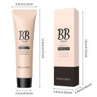 LYNTYAOU BB Cream Foundation, Waterproof Long Lasting Even Skin Tone Makeup, Full Coverage Foundation Anti-Redness Lightweight Smoothing Foundation, Hide Pores and Acne Marks