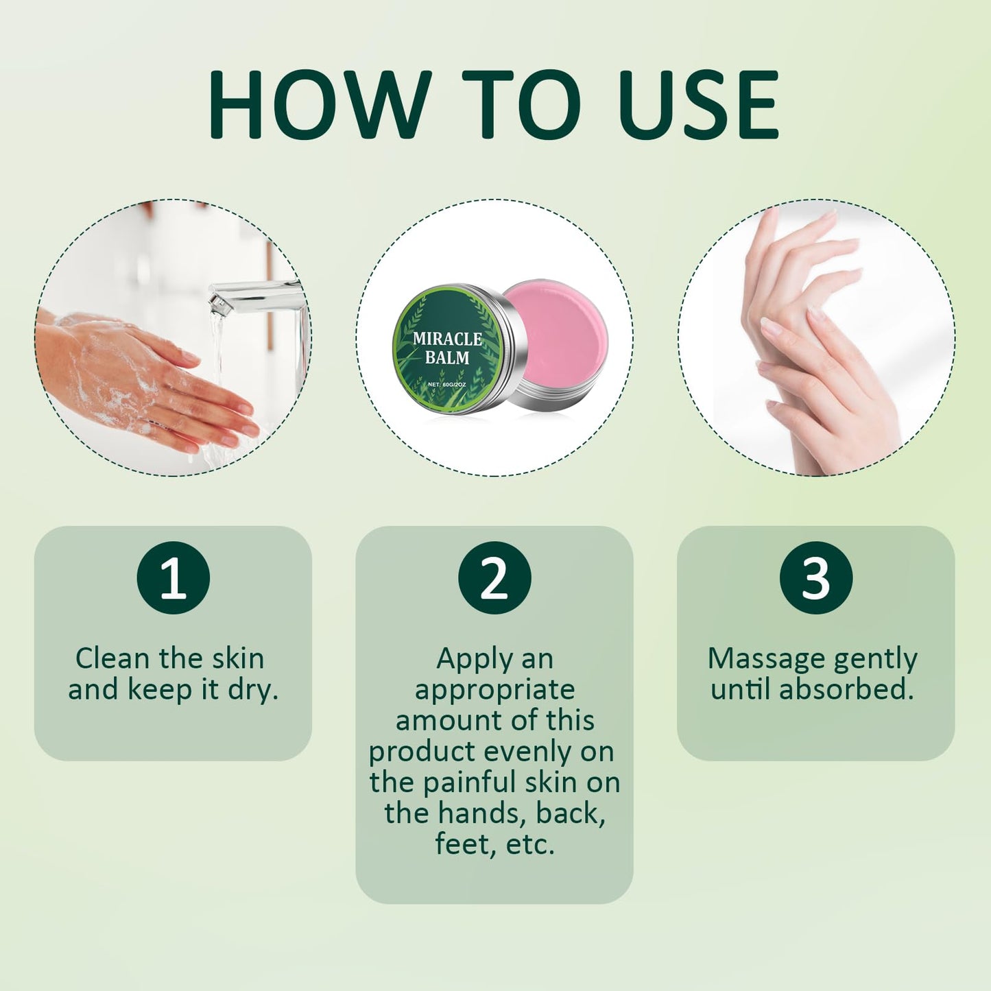 Katslyn 2 Pcs Miracle Balm for Legs and Feet,Soothing Joint Cream,Balm Soothing Joint Cream,with 1 Crescent Spoon,Relieve Joint Discomfort,Fast Absorption and Non-Sticky,Suitable for Multiple Parts