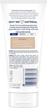 beauty mix St. Ives Gentle Smoothing Oatmeal Scrub & Mask, 150 ml (Pack of 3) – Nourishing Dual-Action Facial Treatment for Exfoliation and Hydration, Leaving Skin Soft, Radiant, and Visibly Healthy