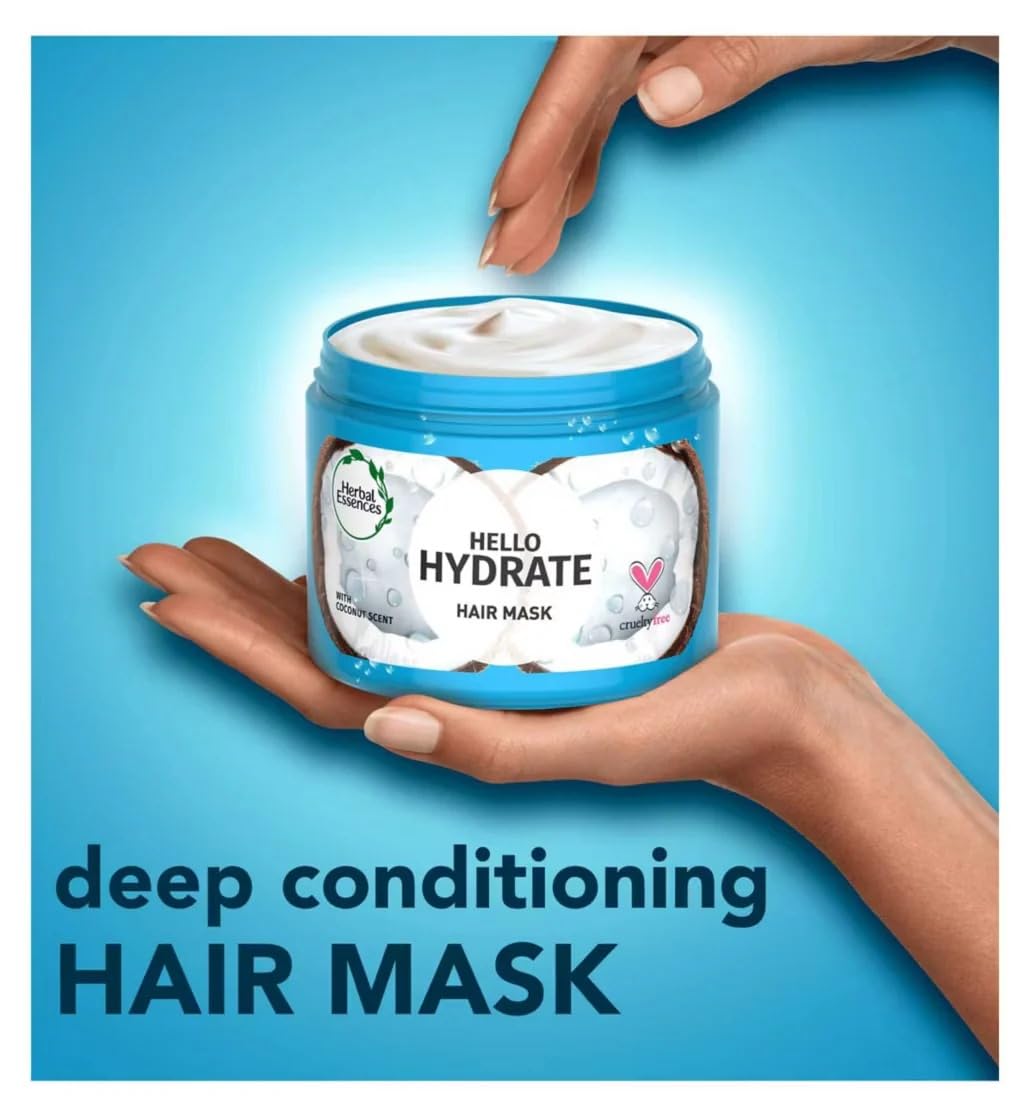 Herbal Essences HELLO HYDRATE Deep Conditioning Hair Mask | Coconut Extract | For Dry Hair | 300ml