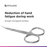 Staleks STALEKS PRO Expert 50 Type 3 Professional Cuticle Scissors - Pack of 1 - Model SE-50/3