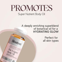 Biostren The Legacy Body Oil – 5fl oz Luxurious Body Oil After Shower – Deeply Nourishing Botanical Oil with Jojoba, Sweet Almond, Rosehip, Vitamin E – Body Glow Oil for Intensive Hydration