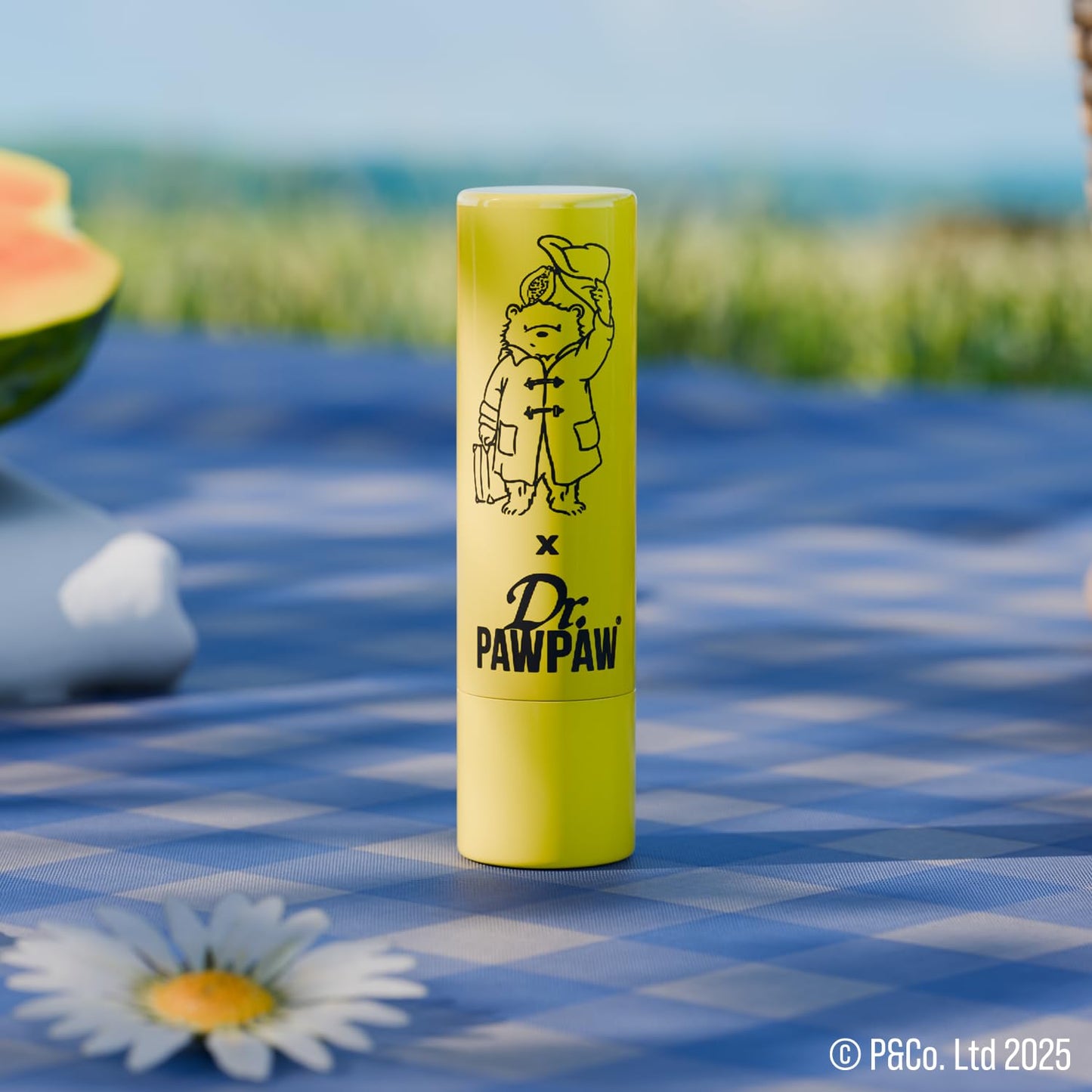 Dr. PAWPAW ORIGINAL BALM Dr.PAWPAW x Paddington Original Lip Balm (4g), Award-Winning Hydrating Balm Stick with Papaya, Aloe Vera & Plant Oils, Nourishing, Soothing Makeup, Vegan Lip Care
