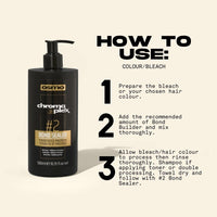 Osmo OSMO CHROMAPLEX™ Bond Sealer #2 | Hair Bond Repair Treatment for Bleached, Coloured & Chemically Treated Hair – Strengthens, Smooths & Protects |500ml