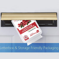 Double Strength Cranberry Tablets 10,000mg I 90 Cranberry Tablets High Strength with Added Vitamin C I Made in The UK by Prowise Healthcare