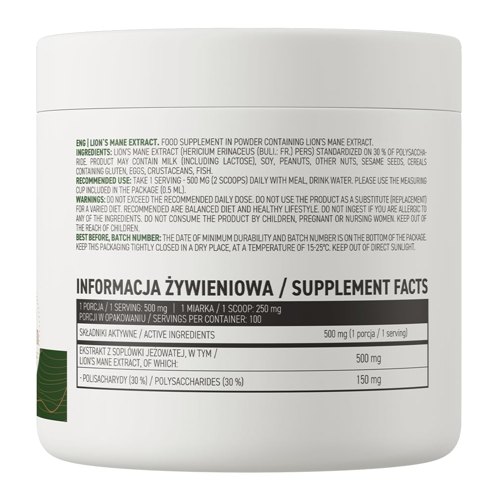 Lion's Mane Extract - Vegan - 50g - OstroVit
